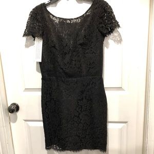 NWOT-Noir by Lazaro Black Lace Dress Sz 12